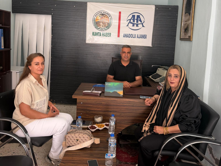 Yeniden Refah Partisi Kahta Kadın Kolları’ndan Basın Ziyareti