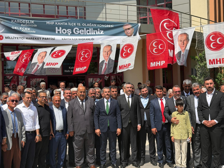 MHP Kahta İlçe Başkanlığı Olağan Kongresi Yapıldı
